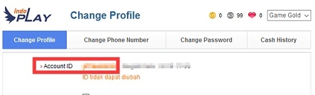 how to find indoplay user id