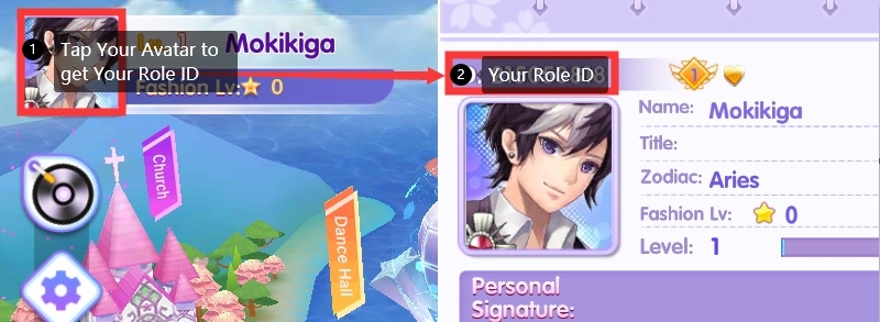 How to Find Dancing Love Role ID